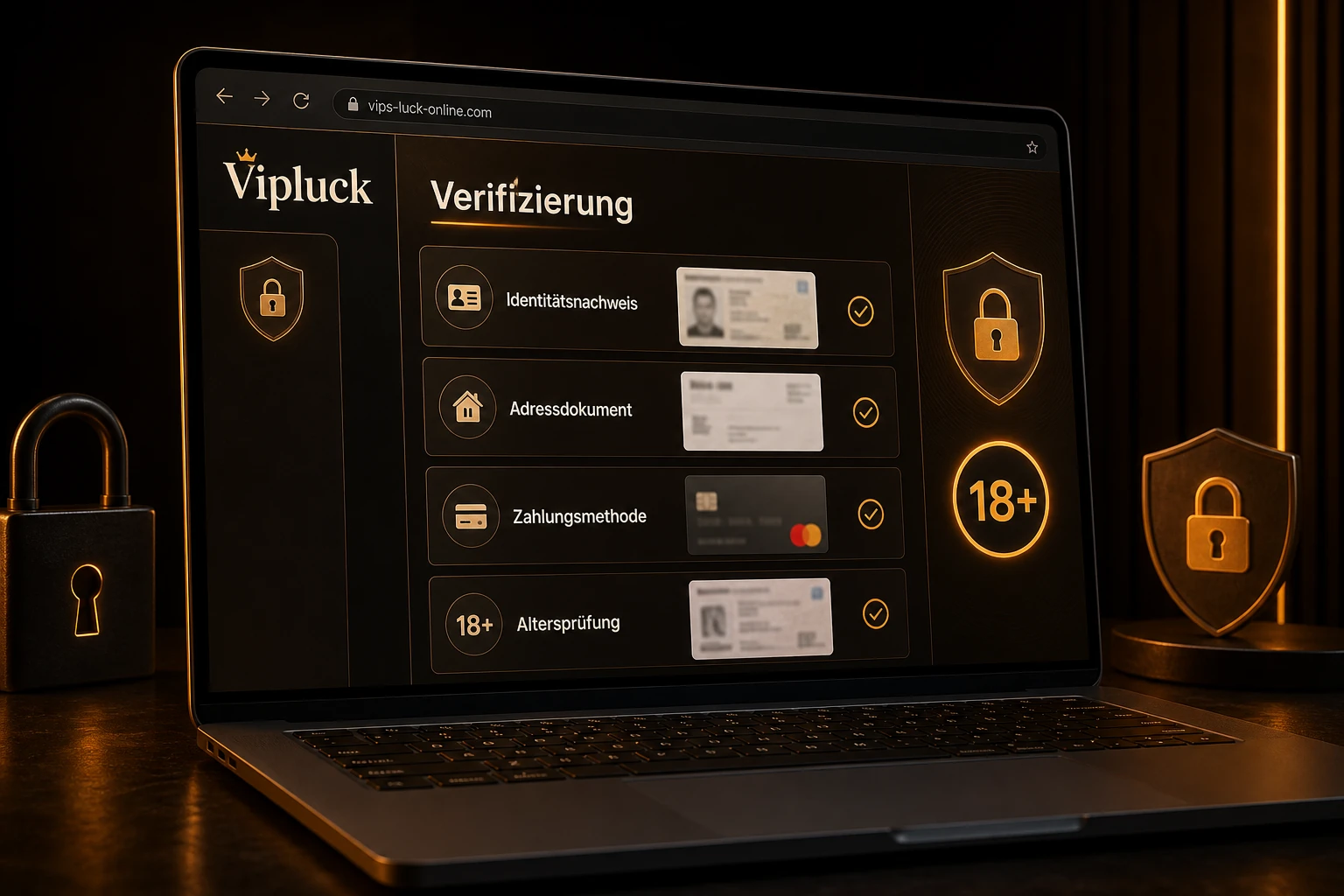 Verifizierung und Altersbeschränkung